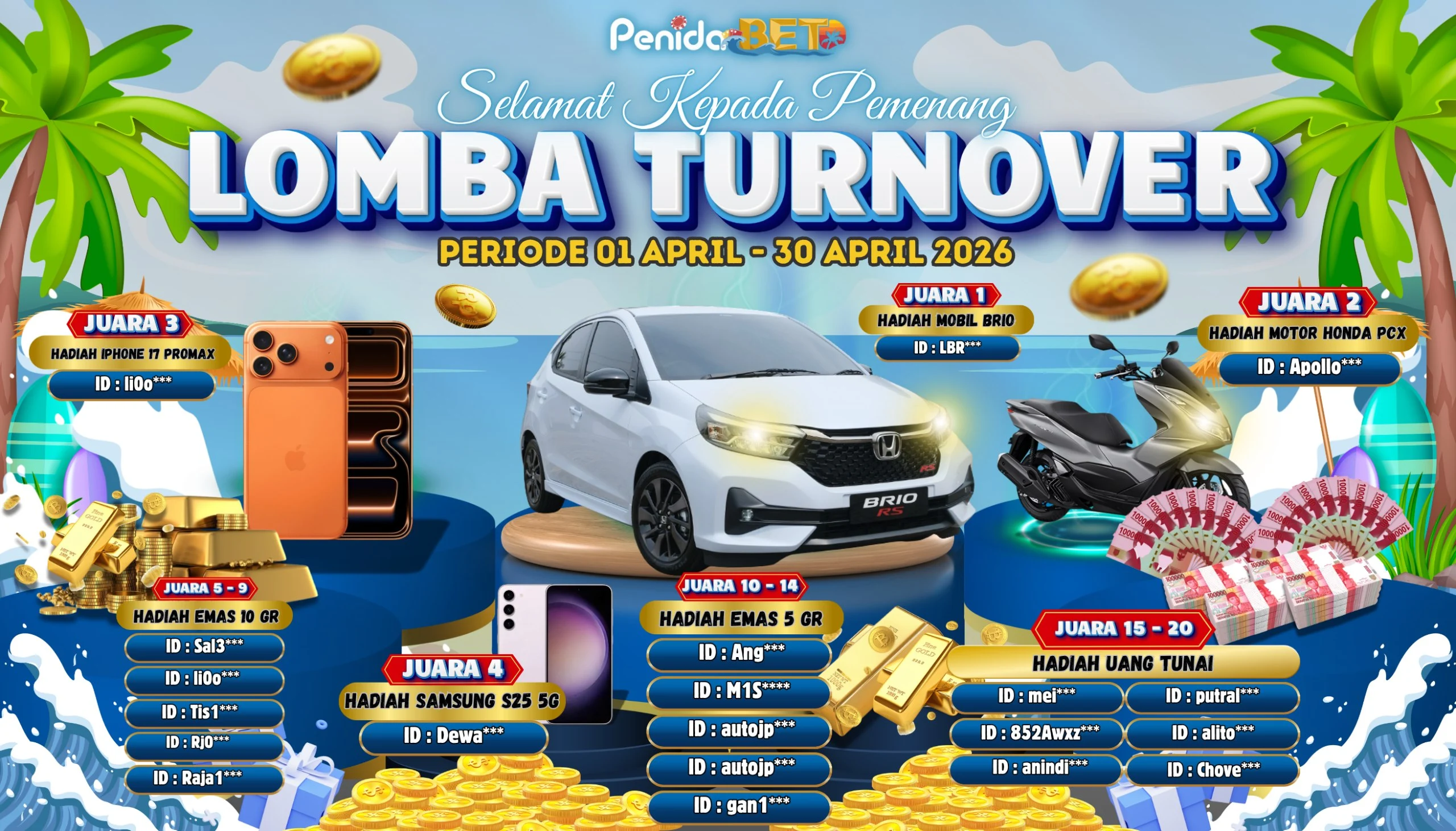 LOMBA PEMENANG TURNOVER PERIODE FEBRUARY 2026