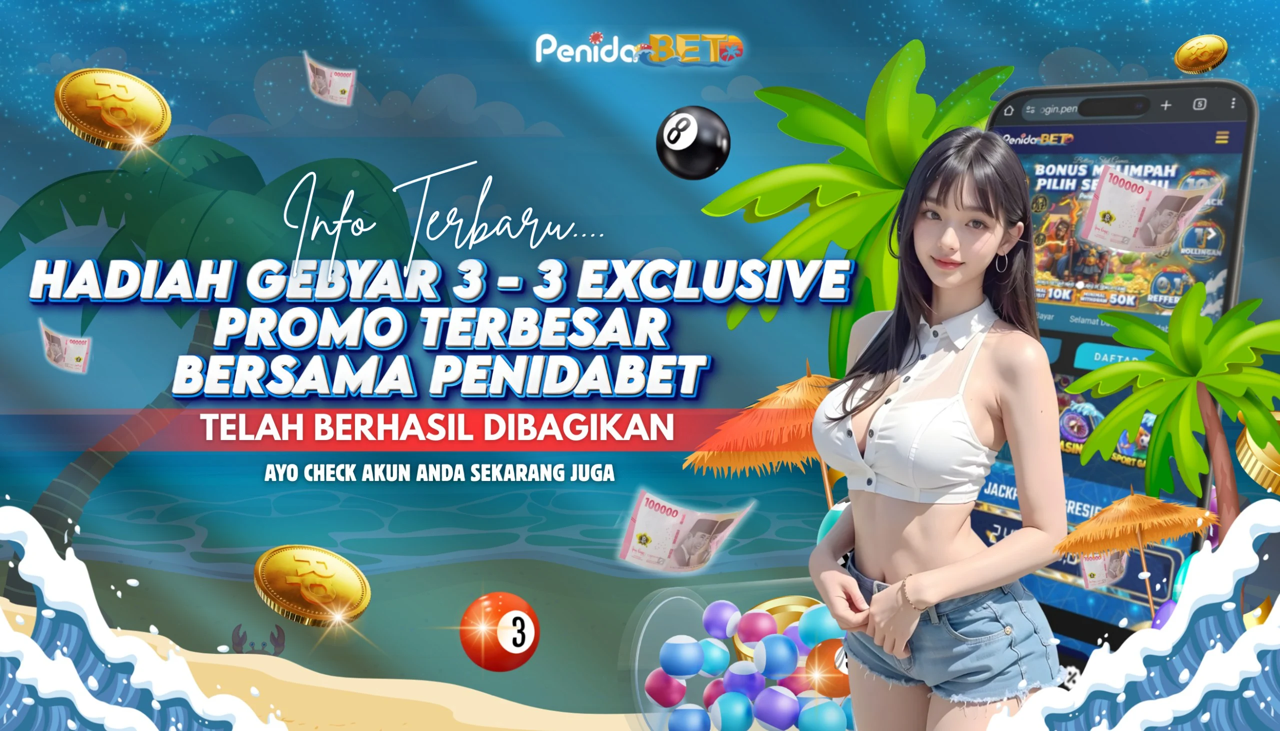 BONUS SUDAH DI BAGIKAN