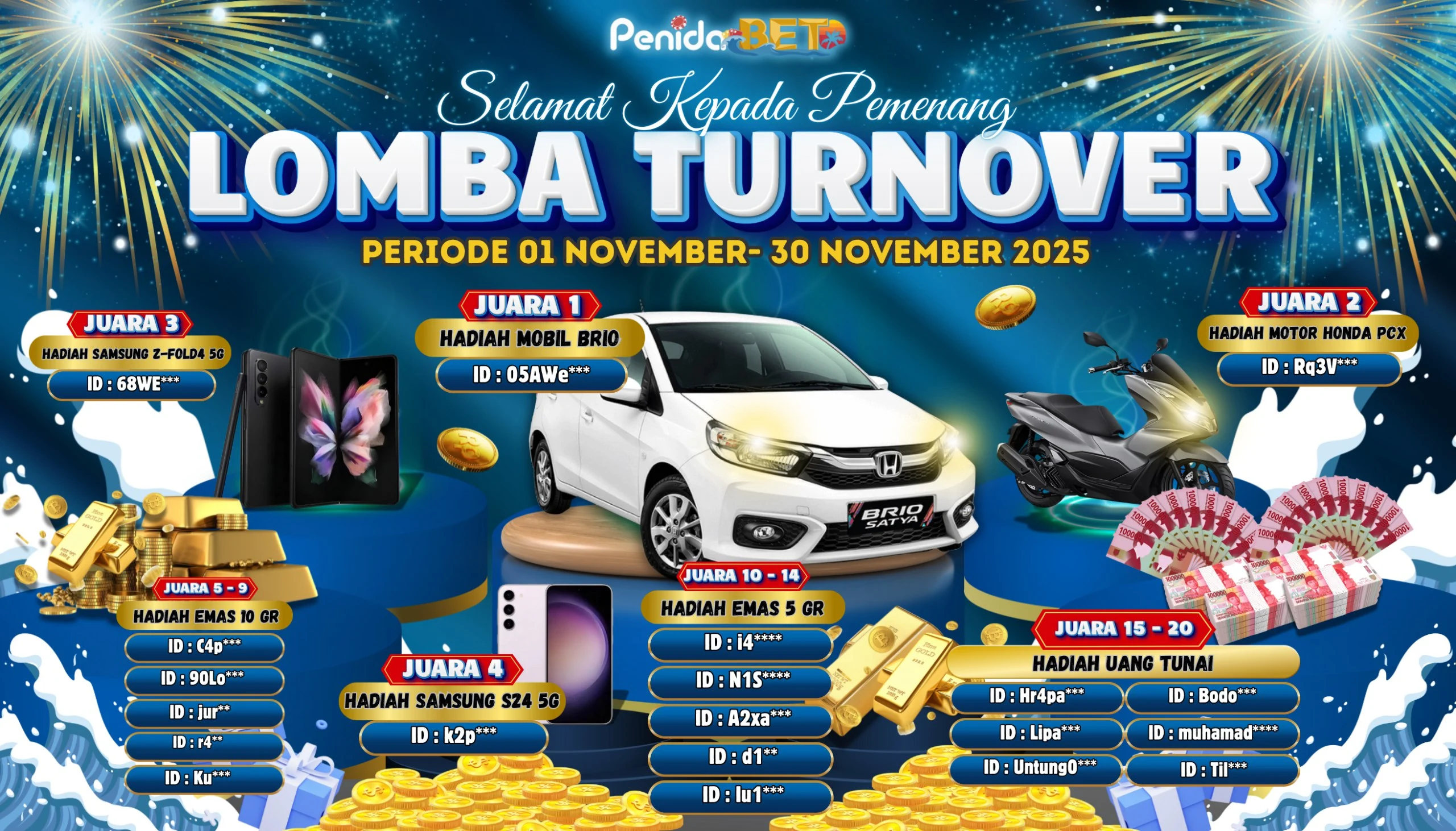 LOMBA PEMENANG TURNOVER PERIODE OKTOBER