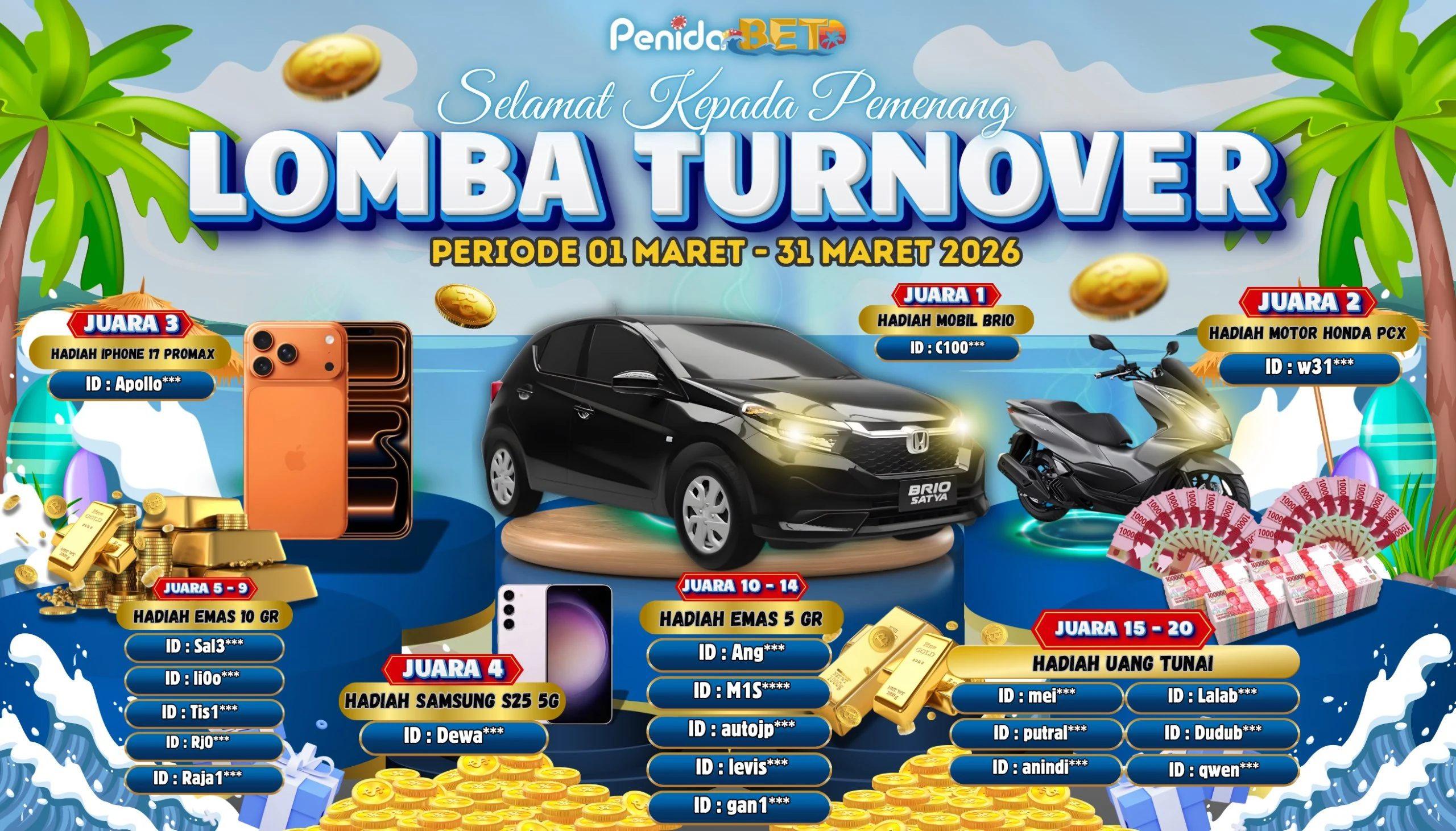 LOMBA PEMENANG TURNOVER PERIODE FEBRUARY 2026