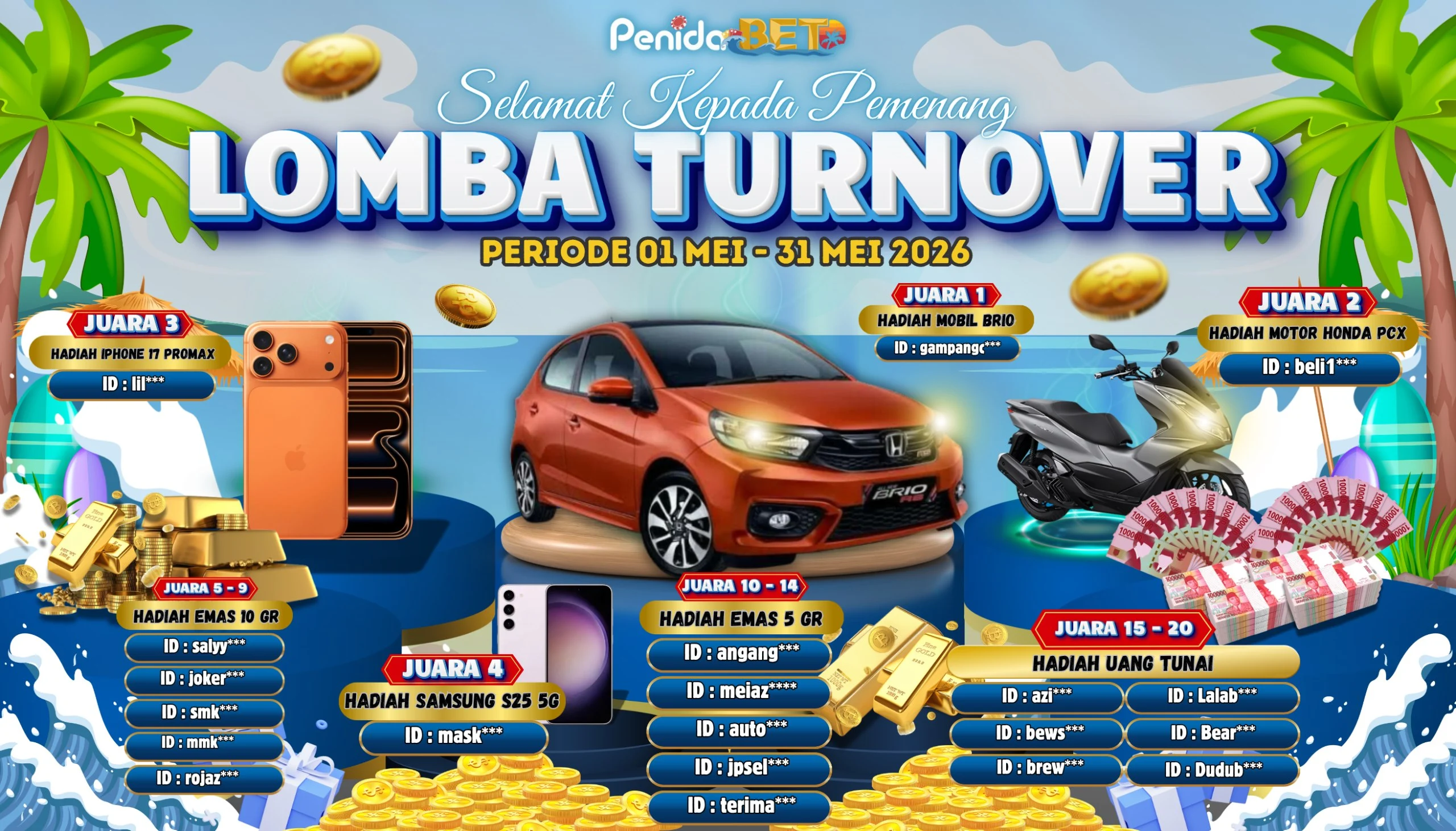 LOMBA PEMENANG TURNOVER PERIODE FEBRUARY 2026